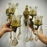 لوستر دیواری (برنز)