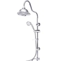 علم دوش حمام یونیورست دوکاره شیپوری رنگ کروم