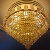 لوستر آب طلا|لوستر و چراغ آویز|تهران, سعادت‌آباد|دیوار