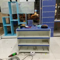 دکور ام دی اف|کتابخانه، شلف، قفسه‌های دیواری|نیشابور, شهرک فرهنگیان|دیوار