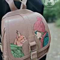 نقاشی روی کیف چرم|کیف، کفش، کمربند|گرگان, |دیوار