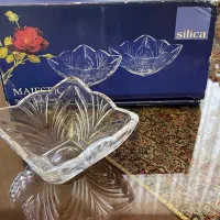 کاسه آجیل خوری  و پیش دستی سیلیکا (ژاپن)۲۴ پارچه