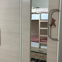 تخت خواب یک‌نفره دوطبقه MDF با کمد ۴ تکه|تخت و سرویس خواب|تهران, سنائی|دیوار