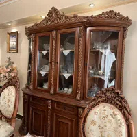 مبلمان و میزناهار خوری و بوفه چوب گردو بسیار زیبا|مبلمان خانگی و میز عسلی|تهران, صادقیه|دیوار