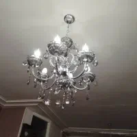 یک جفت لوستر ۶ شاخه با لامپ