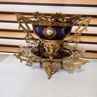 کاسه و بشقاب سرمه ای سایز بزرگ|ظروف سرو و پذیرایی|الشتر, |دیوار