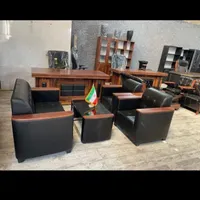 میزمدیریت ال با مبل پنج نفره میز وسط