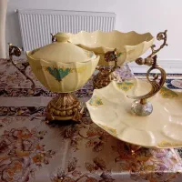 ظروف دکوری پایه برنجی|صنایع دستی و سایر لوازم تزئینی|تربتحیدریه, شهرک ولیعصر|دیوار