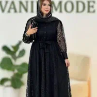 مانتو مخمل مجلسی قرمز و مشکی موجود|لباس|آستارا, |دیوار