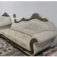 مبلمان ۸ نفره سلطنتی|مبلمان خانگی و میز عسلی|مهر, |دیوار