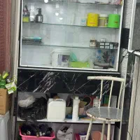 فروش لوازم کامل آرایشگاه زنانه و دیوار کوپ کامل|آرایشگاه و سالن‌های زیبایی|خشت, |دیوار