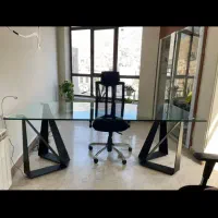 میز شیشه ای مدیریت