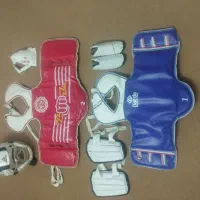 لوازم تکواندو میت چرمی و لباس معاوضه با فنچ گلدین