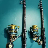 چوب و چرخ ماهیگیری بسیار با کیفیت قوی و حرفه ایی