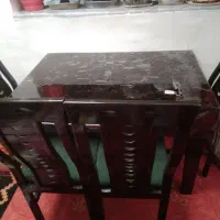 میز ناهار خوری ۴نفره کاملا سالم|میز و صندلی غذاخوری|میانه, |دیوار