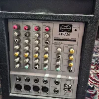 اسپیکر قوی turbo sound ip500 به همراه یک آمپلی|سیستم صوتی خانگی|تهران, شهرک فردوس (حسینی)|دیوار