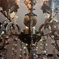 دو عدد لوستر برنجی درحد|لوستر و چراغ آویز|شهریار, شهریار|دیوار