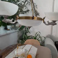 لوستر سه شاخه برنز