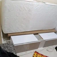 تخت نو نو جنس ام دی آف  رنگ سفید طوسی|تخت و سرویس خواب|مشهد, سپاد|دیوار