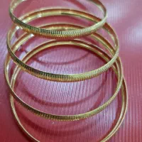 یک النگو پهن و ۴عددالنگو طرح جدیدسایز۳نو  با ۱درصد