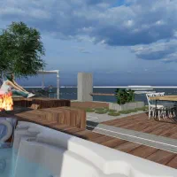 ۶۵۰متربنا+۳۵۰متر روف وتراس معلق در آسمان دریای خزر