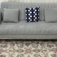 سرویس مبل صدف ۸ نفره همراه میزتلویزیون و جلو مبلی|مبلمان خانگی و میز عسلی|بوکان, |دیوار