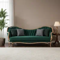 کاناپه سه نفره فرانسوی با رنگ سندبلاست|مبلمان خانگی و میز عسلی|شیراز, وصال|دیوار