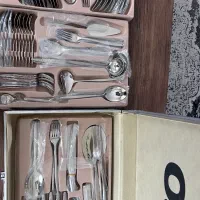 سرویس تمام استیل درجه یک ۱۴۵ پارچه قاشق چنگال one|ظروف سرو و پذیرایی|مشهد, آبادگران|دیوار