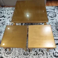 میز وسط به همراه ۲ تا گل میز