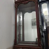 ویترین تمام چوب گردو|بوفه، ویترین، کنسول|قم, شهرک امام حسین|دیوار