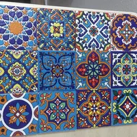 کاشی های سنتی طرحدار|صنایع دستی و سایر لوازم تزئینی|شاهین‌شهر, نسیم ۱|دیوار