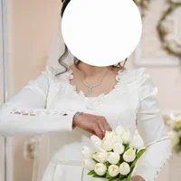 لباس عروس و تور و تاج