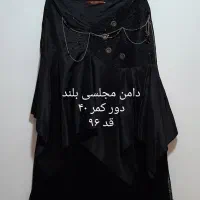 لباس مجلسی،دامن بلند و کوتاه مشکی ساتن،تاپ دکلته|لباس|ری, شهید بهشتی|دیوار