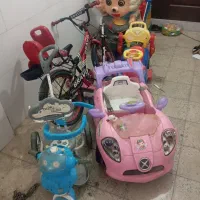 دوچرخه اسکوتر سه‌چرخه‌ ماشین شارژی و تکان دهنده