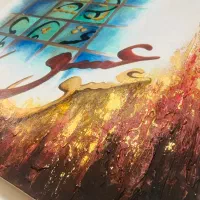 تابلو نقاشی رنگ روشن|تابلو، نقاشی، عکس|تهران, الهیه|دیوار