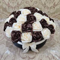 گل های روبانی|گل مصنوعی|یاسوج, |دیوار