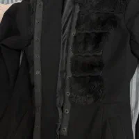 پالتو کشمیر خزدار سایز ۳۶/۳۸