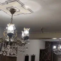 لوستر ۶ شاخه برنز|لوستر و چراغ آویز|اسلام‌شهر, مسکن مهر اسلاشهر (شهرک امام خمینی)|دیوار