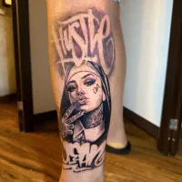 مدل رایگان تتو حرفه ای برای تولید محتوا