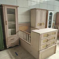 تخت نوزادسیسمونی مدل ایپک|تخت و سرویس خواب|تبریز, |دیوار