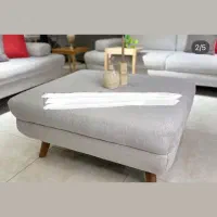 یک عدد سرویس مبل ۷ نفره تخت شو همراه با پاف|مبلمان خانگی و میز عسلی|شیراز, باغ تخت|دیوار