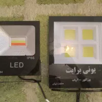 دو پروژکتور led یکی نور سفید دیگری رقص نور