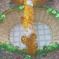 سبد حصیری زیبا|صنایع دستی و سایر لوازم تزئینی|قم, دروازه کاشان|دیوار