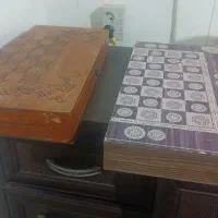 تخته نرد وشطرنج چوب روس مدل شیرشاه وتخته نردساده|کلکسیون و سرگرمی|ری, فیروزآبادی|دیوار