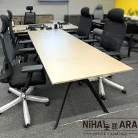 میز کنفرانسی پایه فلزی خاص صندلی مبل اداری مدرن