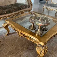 مبلمان سلطنتی چوب اصل و منبت کاری شده درجه یک|مبلمان خانگی و میز عسلی|اندیشه, اندیشه فاز ۳|دیوار