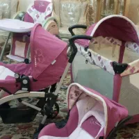 کالسکه،تخت پارک ،کرییر،صندلی موزیکال غذاهمراه بانا|کالسکه و لوازم جانبی|مشهد, احمدآباد|دیوار