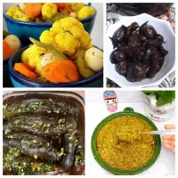 بادمجان شکم پر تازه و خوشمزه