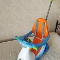 ماشین شارژی و صندلی و روروئک|اسباب‌بازی بچه|اصفهان, باغ نگاره|دیوار