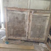 قفس جفتی تمام چوب با ورق پانچ